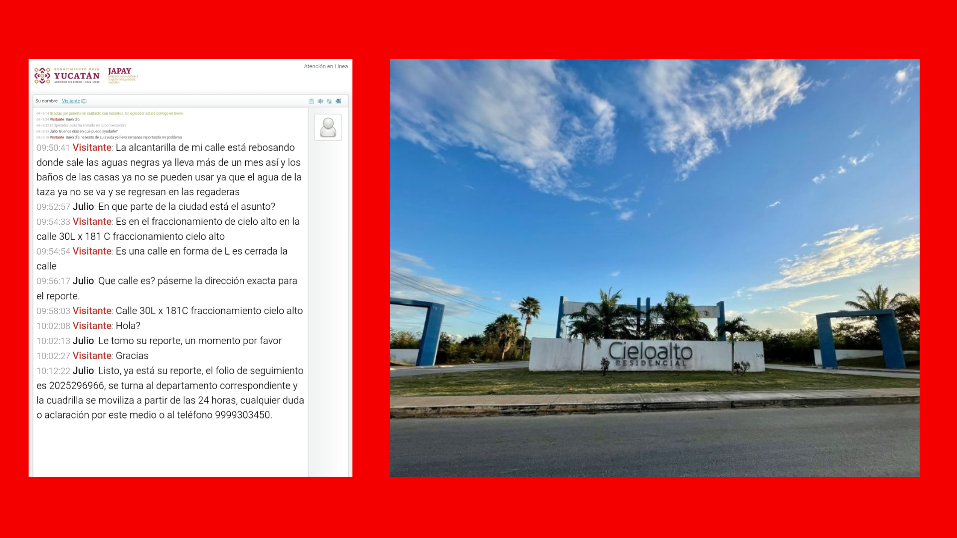 Kanasín: Vecinos de Cielo Alto denuncian desbordamiento de drenajes